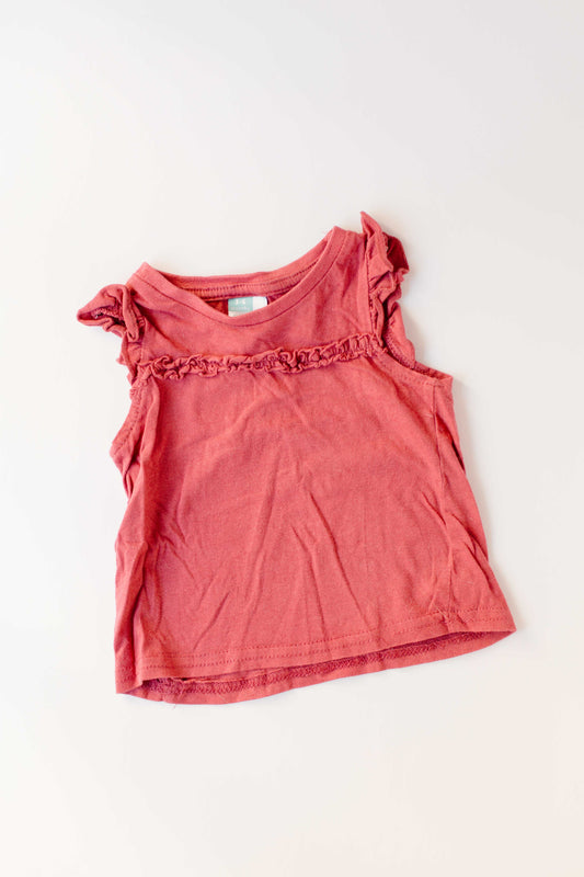 Pink Shirt With Ruffles [3-6m]