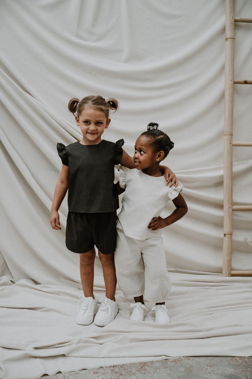 diesel&disco Unisex Shorts (black & cream) [brand new]