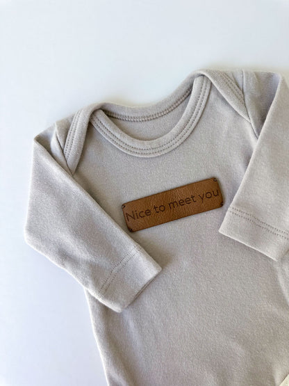 "Nice to Meet You" Bodysuit [Newborn]