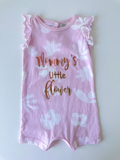 Mommy's Little Flower Romper [3-6m]