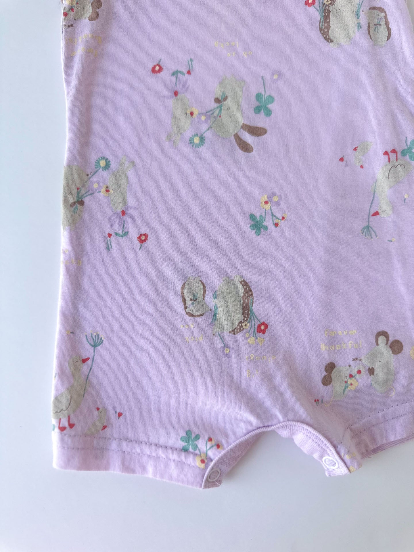 Lilac Floral Romper [3-6m]