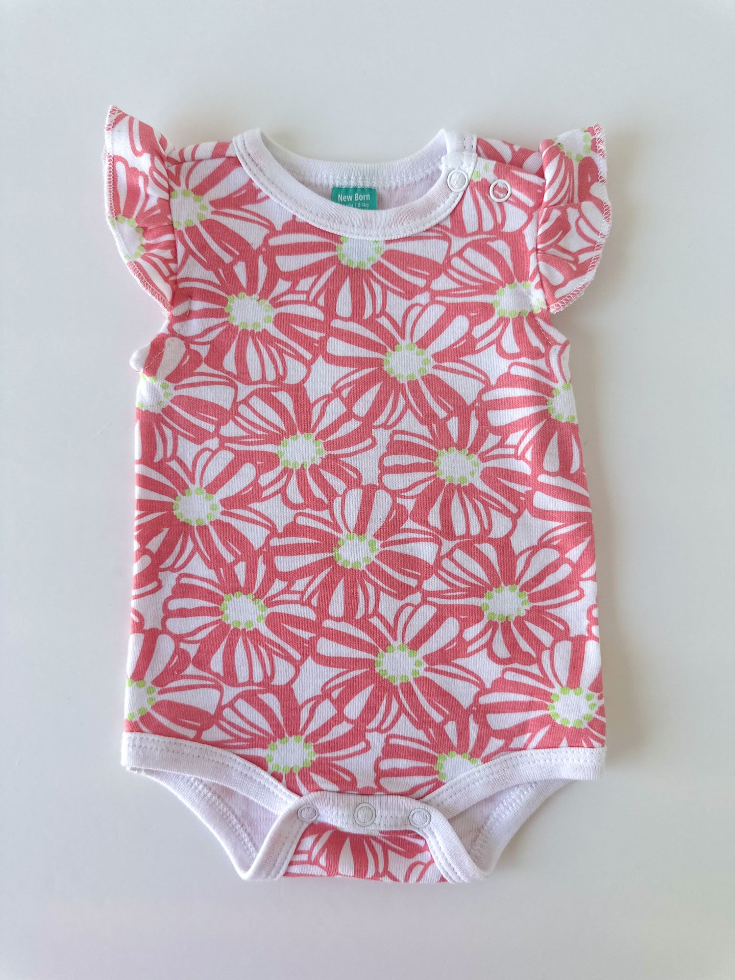 Floral Print Bodysuit and Bloomer Set [Newborn]