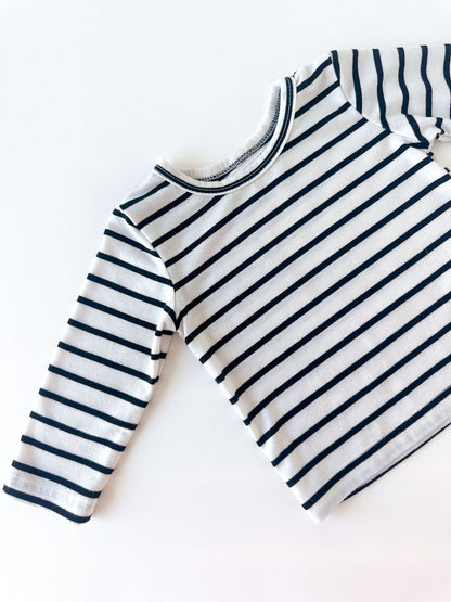 Striped Long-Sleeve Top [6-12m]