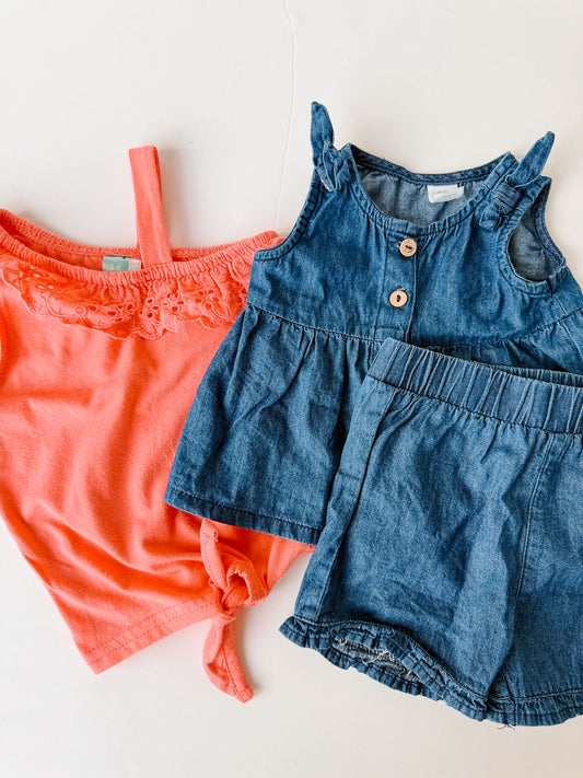 Denim Daydream Set [3-6m]