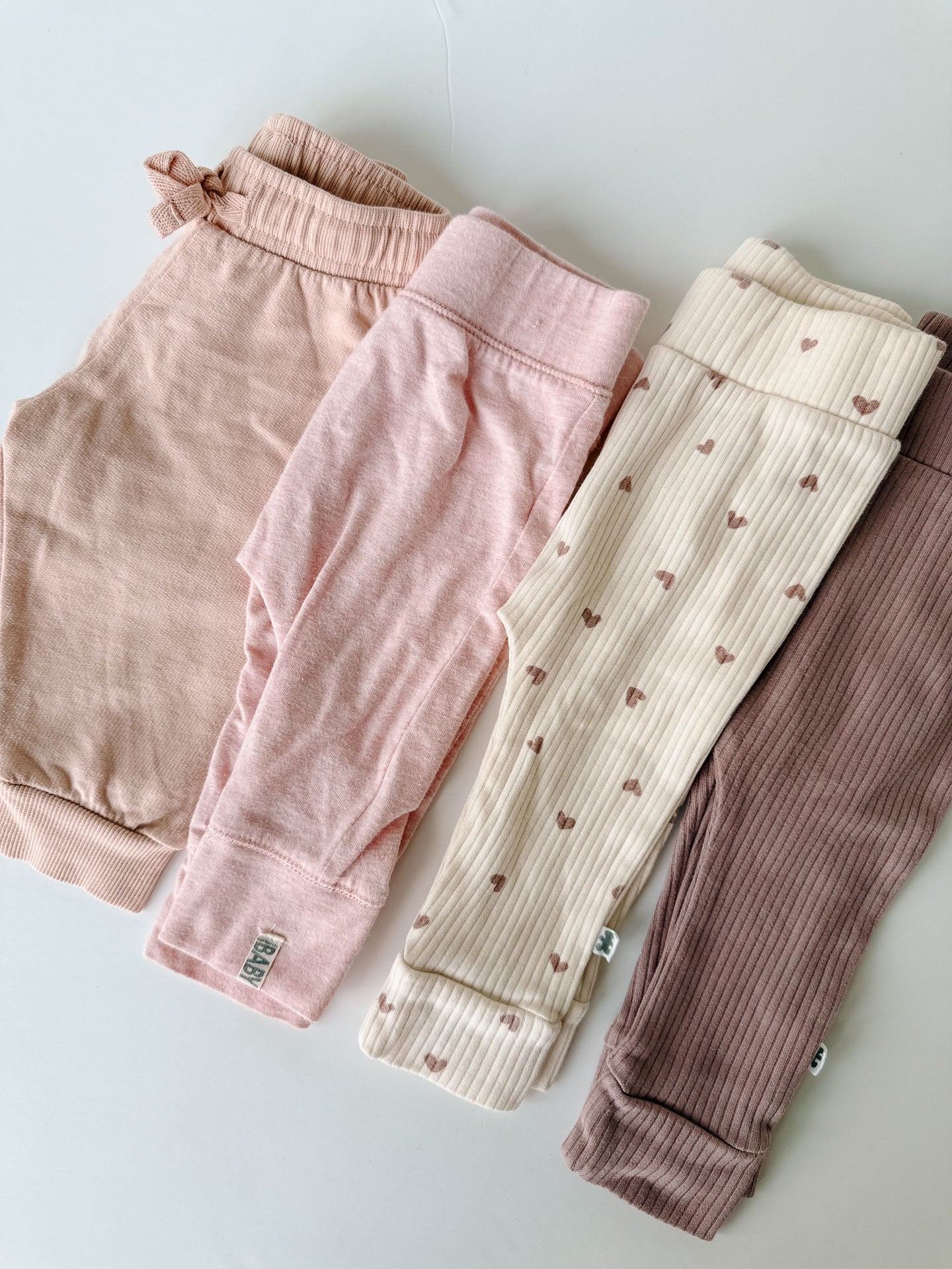 Dusty Rose & Ribbed Neutrals [3-6m]