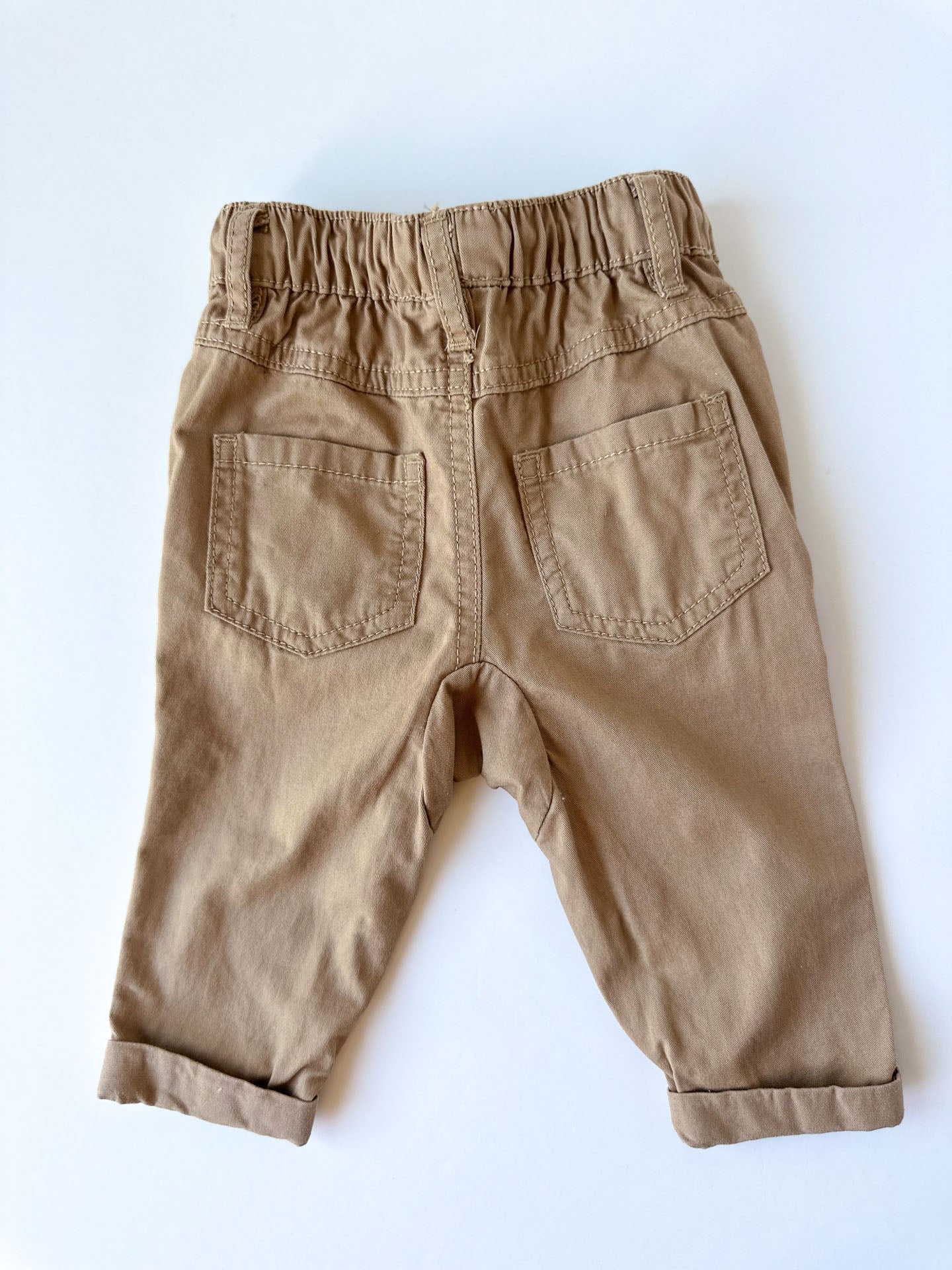 Baby Boy's Khaki Chino Pants with Drawstring [3-6m]