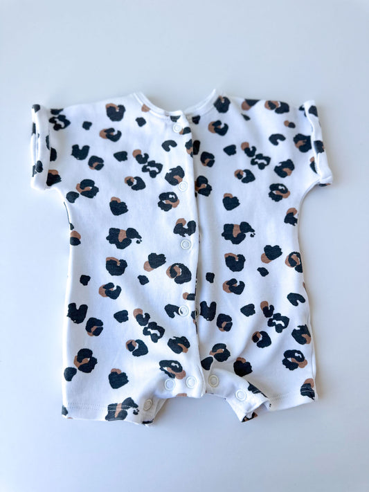 Leopard Print Baby Romper [Newborn]