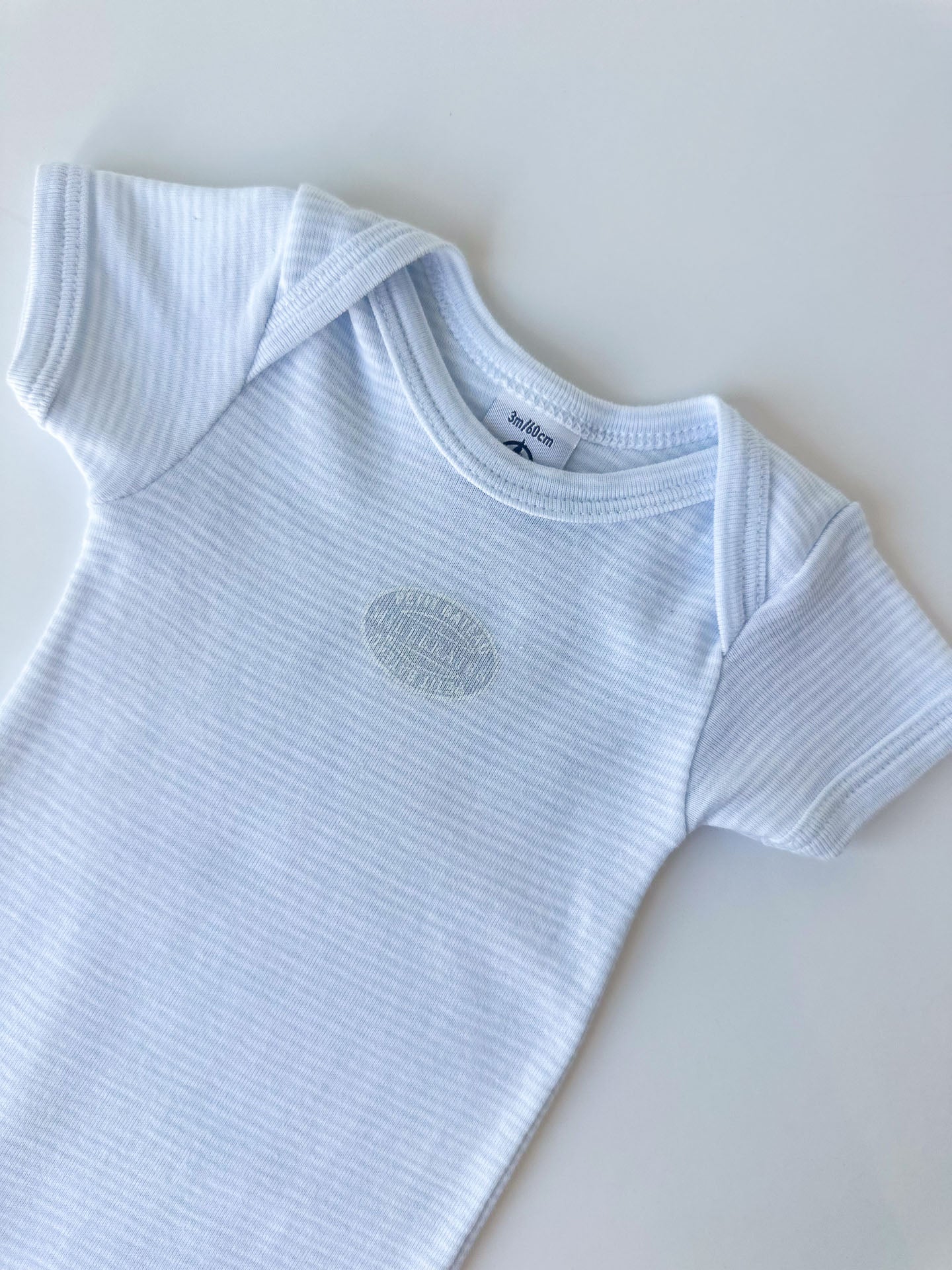 Petit Bateau Classic Bodysuit [0-3m]