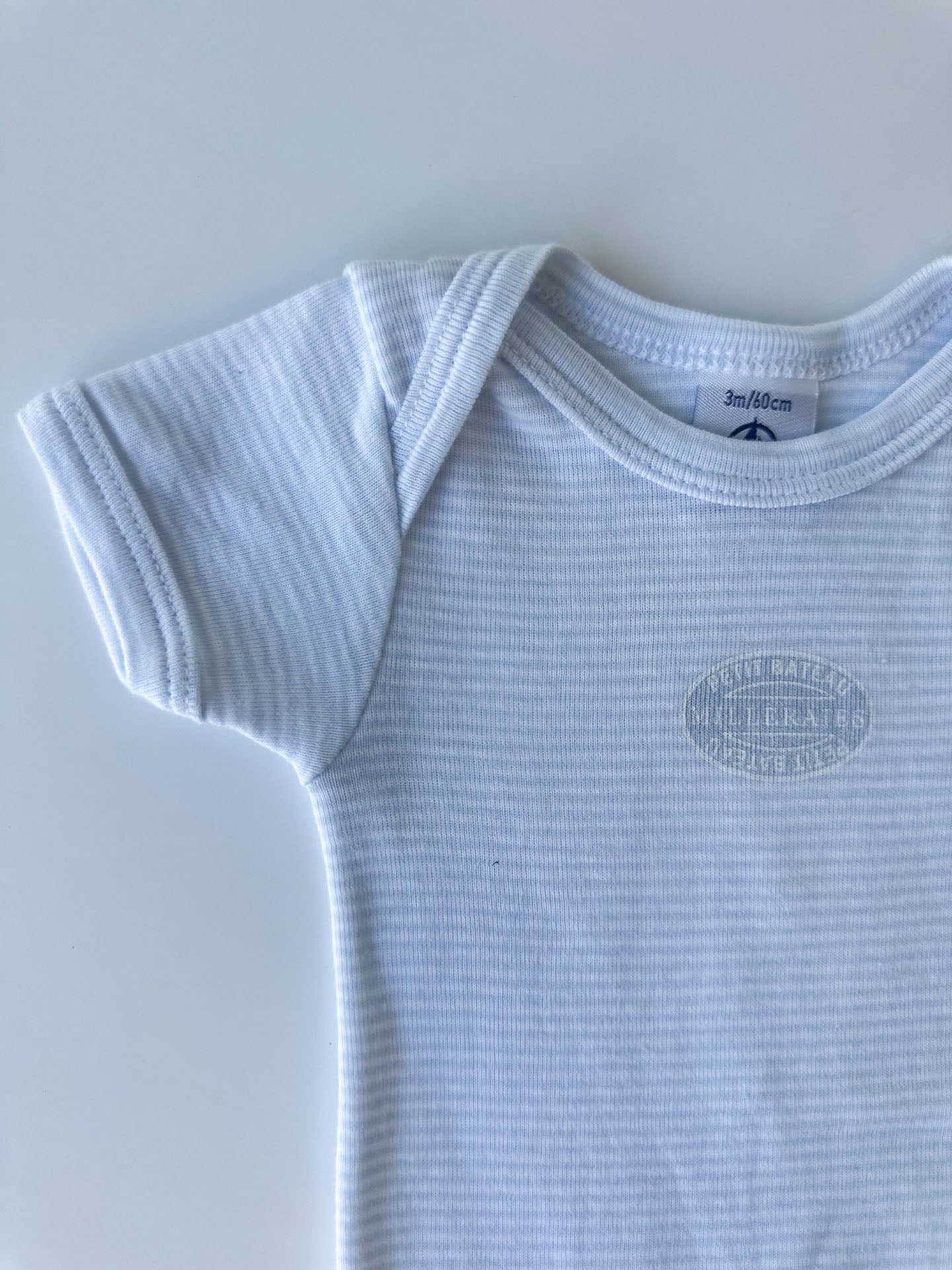 Petit Bateau Classic Bodysuit [0-3m]