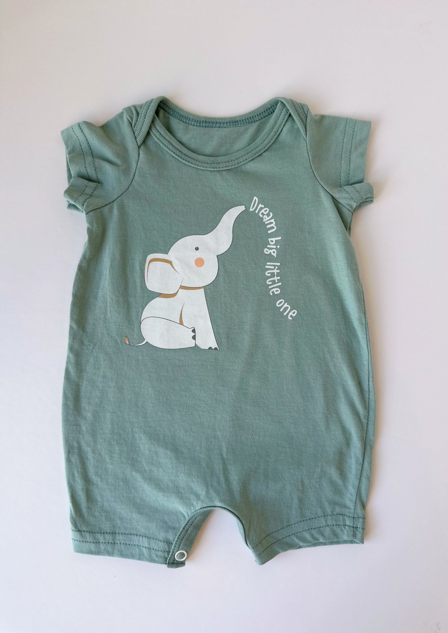 Adorable Elephant Romper Set [3-6m]