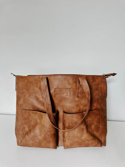 Jeankelly Faux Leather Shopper [Donation Bags]