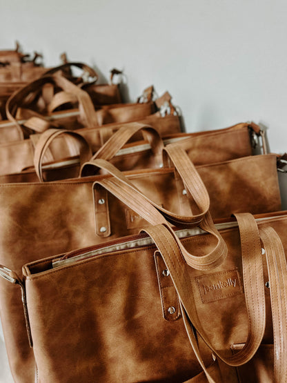 Jeankelly Faux Leather Shopper [Donation Bags]