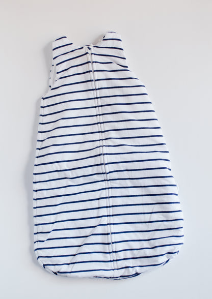 Winter Sleep Sack with Navy and White Stripes [3-6m]
