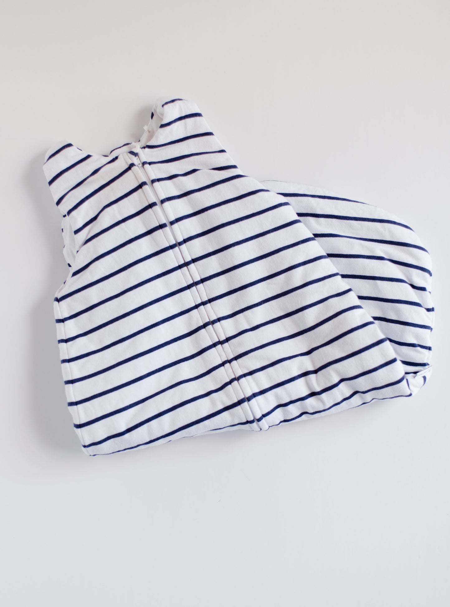 Winter Sleep Sack with Navy and White Stripes [3-6m]