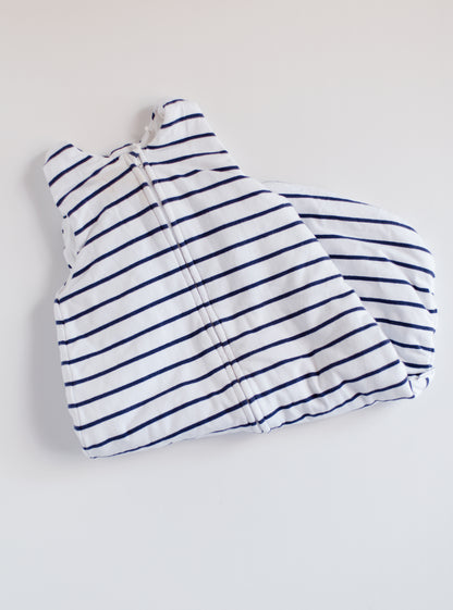 Winter Sleep Sack with Navy and White Stripes [3-6m]