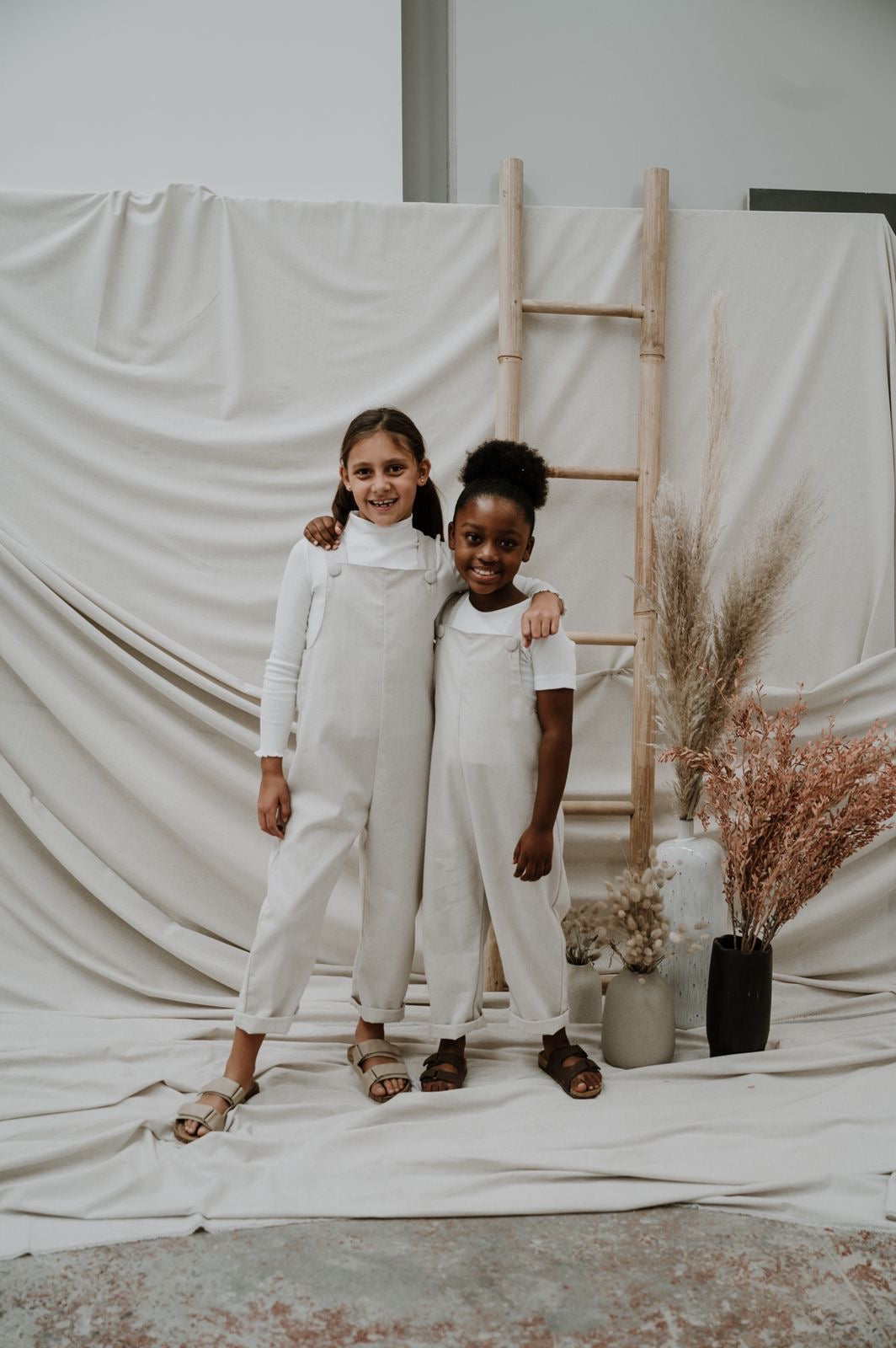 diesel&disco Unisex Dungaree (black & cream) [brand new]