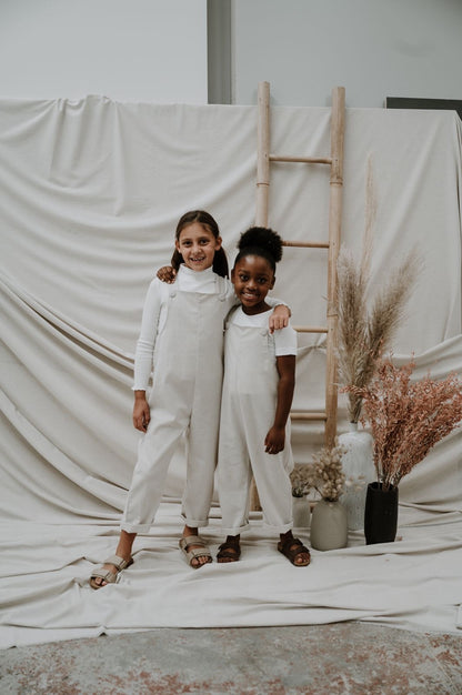 diesel&disco Unisex Dungaree (black & cream) [brand new]